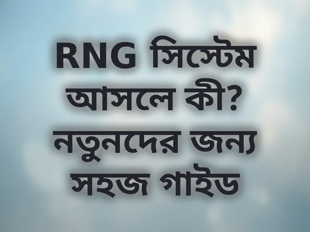 RNG সিস্টেম গাইড